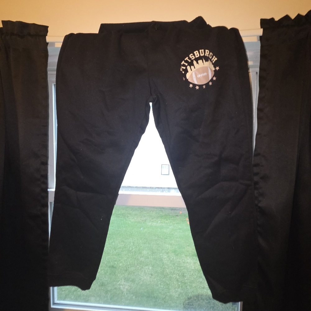 Black Relaxed Fit Joggers with Elastic Waistband